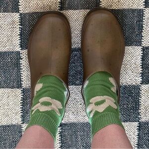 Gently Worn Plasticana Gardana Clogs